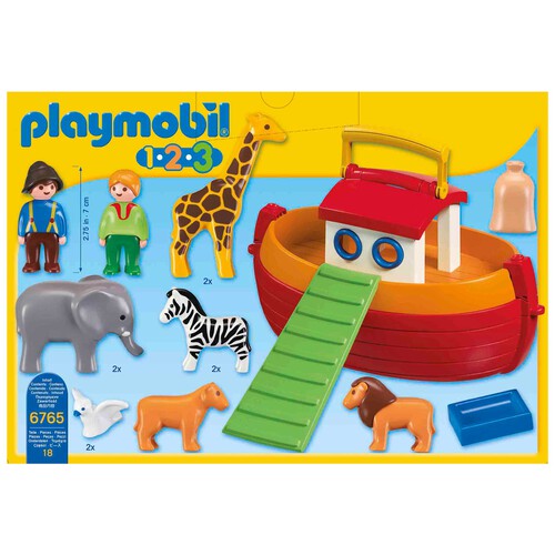 PLAYMOBIL 1.2.3 arca de noé maletín