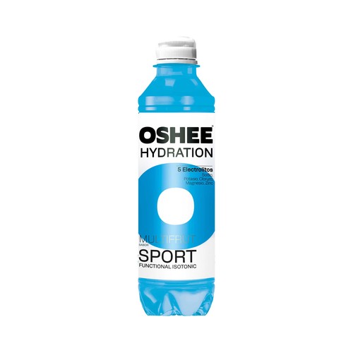 OSHEE Bebida isotónica multifrutas sport 555 ml.