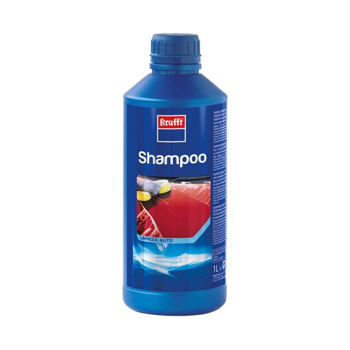 Bote de 1 litro de champú para coche KRAFFT.