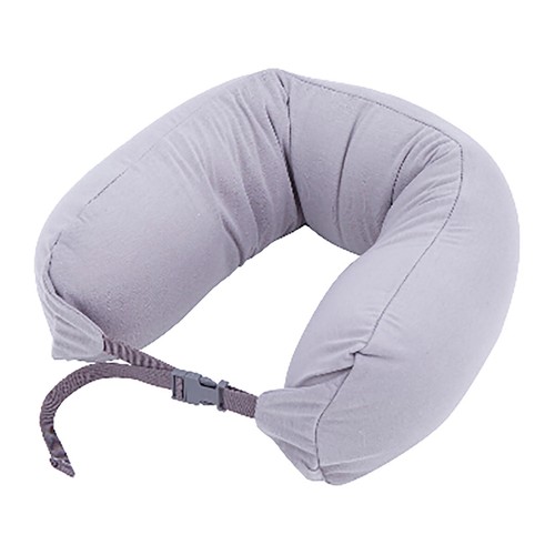 Almohada de viaje multifunción, color gris, ALCAMPO.