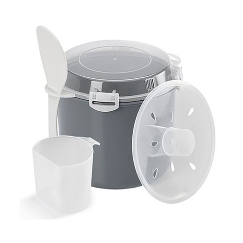 Cocedero de arroz para microondas, 2 L, METALTEX.