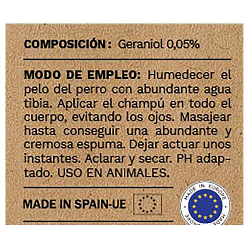 WAPPY Champú para perros repelente de insectos, 250 ml.