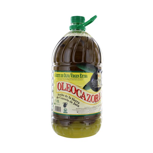 OLEOCAZORLA Aceite de oliva virgen extra D.O.P Sierra de Cazorla garrafa de 5 l.