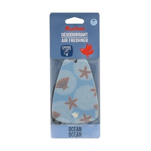 Imagen de Ambientador papel para colgar fragancia ocean, AUCHAN.