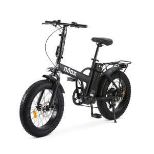 Imagen de Bicicleta eléctrica plegable NILOX X5 Pro, color negro, 250W, ruedas 20