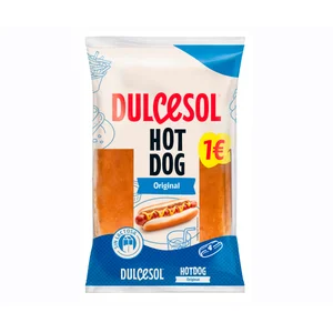 DULCESOL Pan para perritos calientes 200 gr.