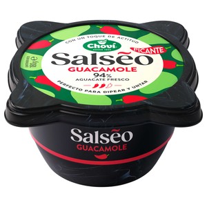 Imagen de CHOVI Salseo Guacamole (94% aguacate fresco) picante 180 g.