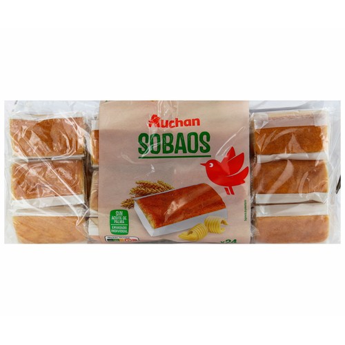 Sobaos individuales PRODUCTO ALCAMPO 24 uds. 480 g.