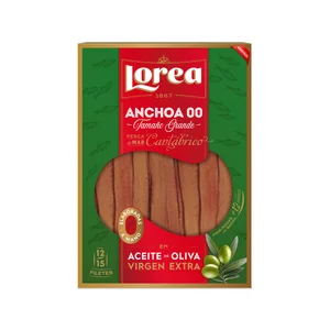 LOREA Filetes de Anchoa del Cantábrico en aceite de oliva 60g.