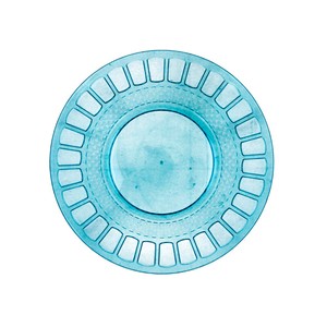 Imagen de Plato de acrílico 19 cm, color turquesa, Gaia, QUID.