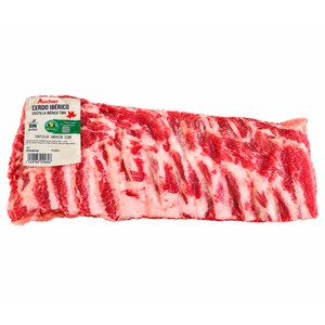 ALCAMPO CULTIVAMOS LO BUENO Tiras de costillas de cerdo de cebo ibérico al peso.