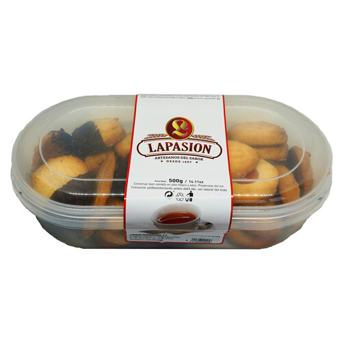 Caja de Pastas Finas LAPASIÓN 500 gr.