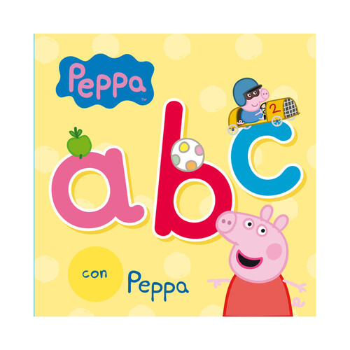 Libro de cartón ABC con Peppa Pig, VV. AA. Género: infantil. Editorial Beascoa.