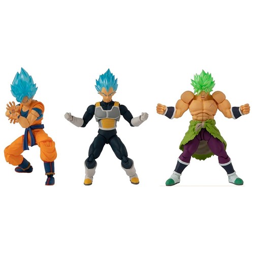 Figura articulada Goku SSB, Vegeta SSB o Broly SS, varios modelos, DRAGON BALL Evolve.