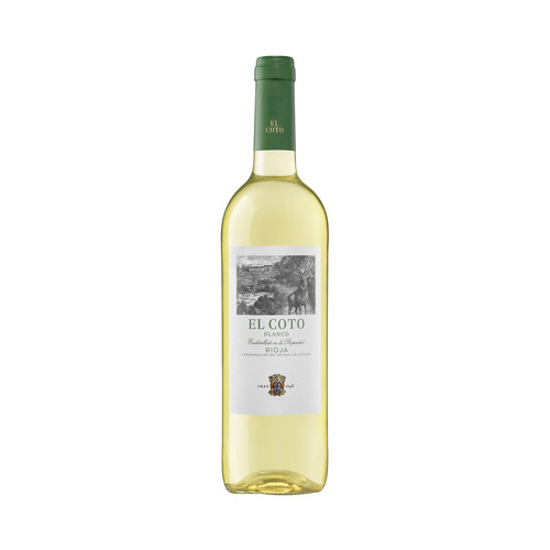 EL COTO  Vino blanco con D.O. Ca. Rioja EL COTO botella de 75 cl.