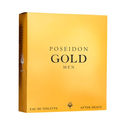POSEIDON Gold Estuche regalo para hombre con colonia y after shave.