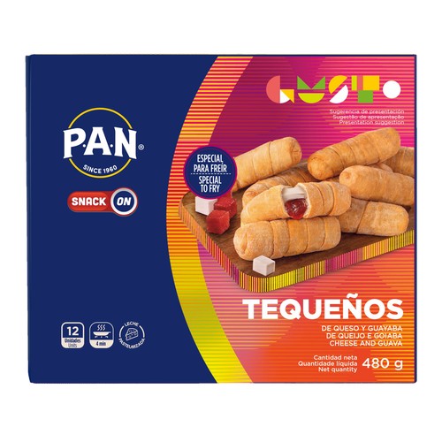 P.A.N. Tequeños de queso y guayaba 480 g. 