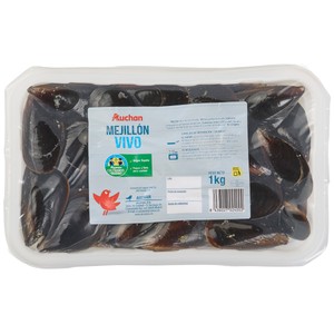Imagen de ALCAMPO CULTIVAMOS LO BUENO Mejillones 25/37  Bandeja de 1 kg.