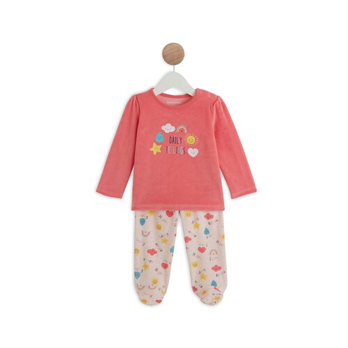 Pijama de terciopelo para bebé IN EXTENSO, talla 98.