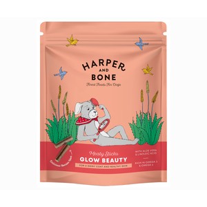 HARPER AND BONE Barritas de carne para perros, piel y pelo 75g.