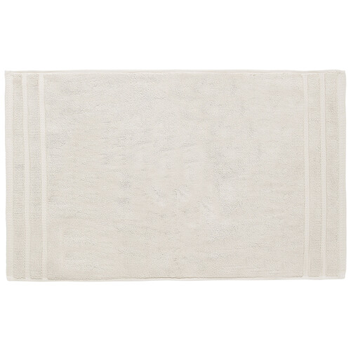 Alfombra de baño color gris claro 100% algodón 1200g/m², 50x80cm ACTUEL.