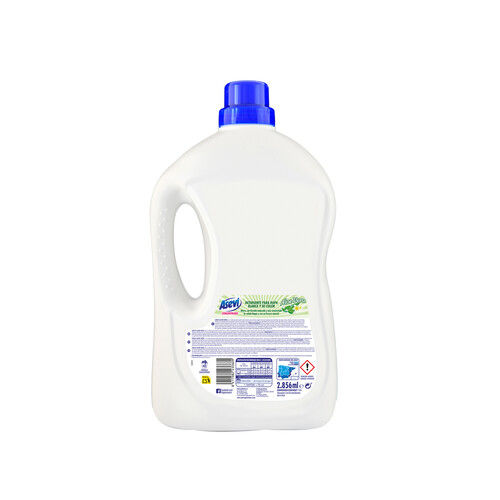 ASEVI Detergente líquido para ropa blanca y de color con aloe vera ASEVI 42 lav. 2,856 l.