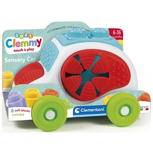 CLEMENTONI Soft Clemmy Vehiculo Con Texturas +6M