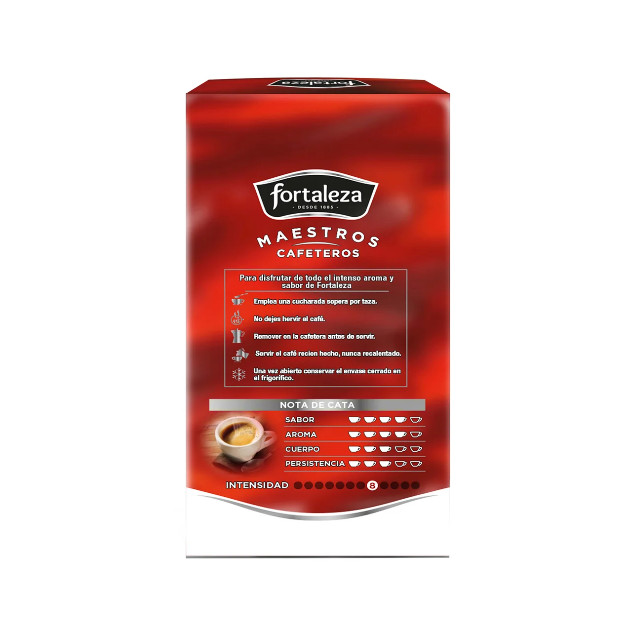 Café molido natural, calidad superior 250 g.