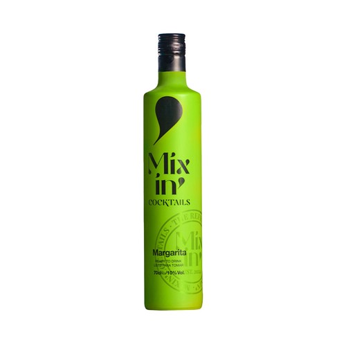 MIXIN´ COCKTAILS Margarita preparada lista para tomar botella 70 cl.
