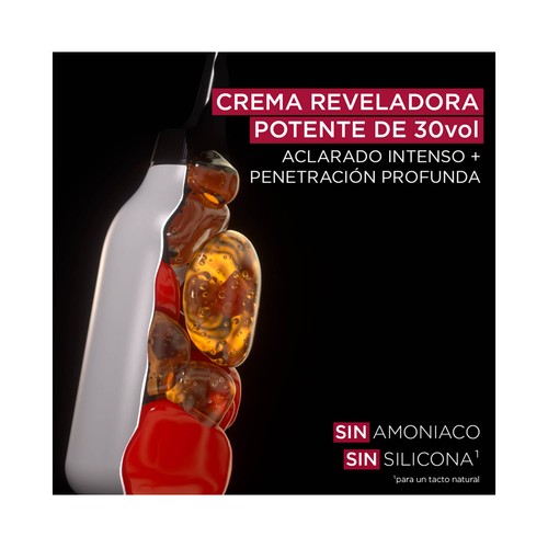 GARNIER Olia Tinte de pelo permanente tono 8.12 Rubio iridiscente.
