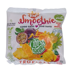 Imagen de LA CUERVA Be smoothie Mando, piña y maracuya congelados 300 g.