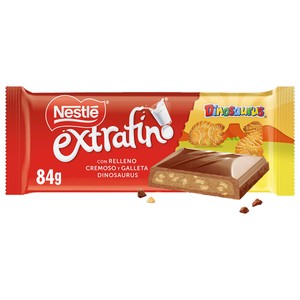 Imagen de NESTLE Extrafino Chocolate con leche relleno relleno de Dinosaur 83 g.