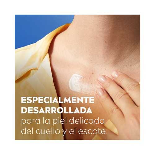 NIVEA Q10 Crema reafirmante y antiarrugas para cuello y escote 200 ml.