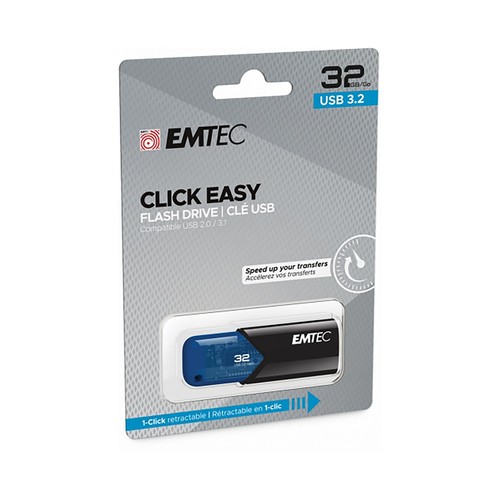 Memoria 32GB EMTEC Easy Click, usb 3.0.