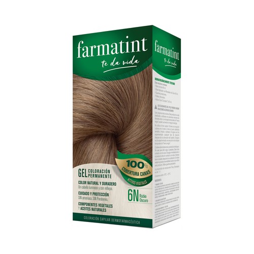 FARMATINT Tinte de color rubio oscuro y número 6 N FARMATINT.