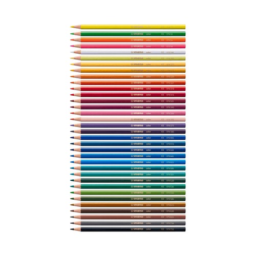 12 lápices de colores STABILO.