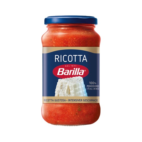 BARILLA Salsa Ricotta con base de tomate 400 g.