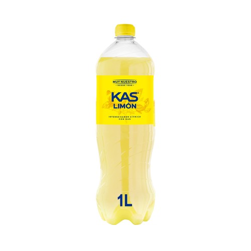 KAS Refresco de limón botella 1 l.
