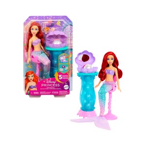 Imagen de Muñeca de Sirena Ariel, incluye mesa, silla y espejo, DISNEY.