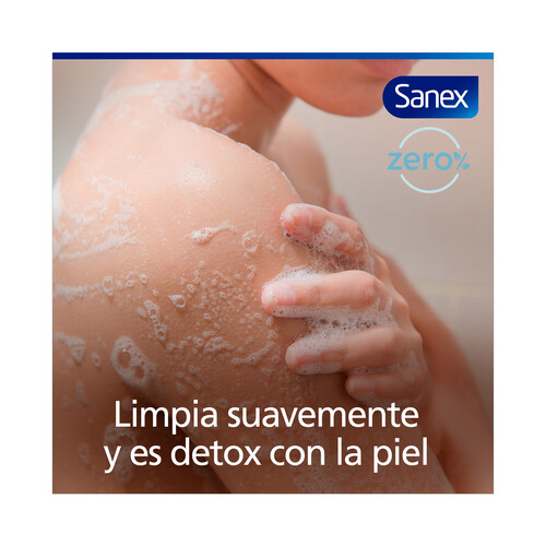 Gel para baño o ducha para todo tipo de pieles SANEX Zero% Antipolución 600 ml.