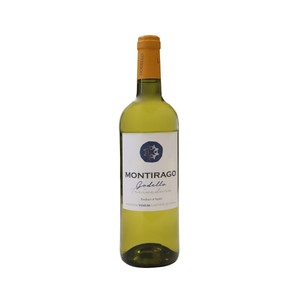 MONTIRAGO  Vino blanco con D.O. Monterrei MONTIRAGO botella de 75 cl.