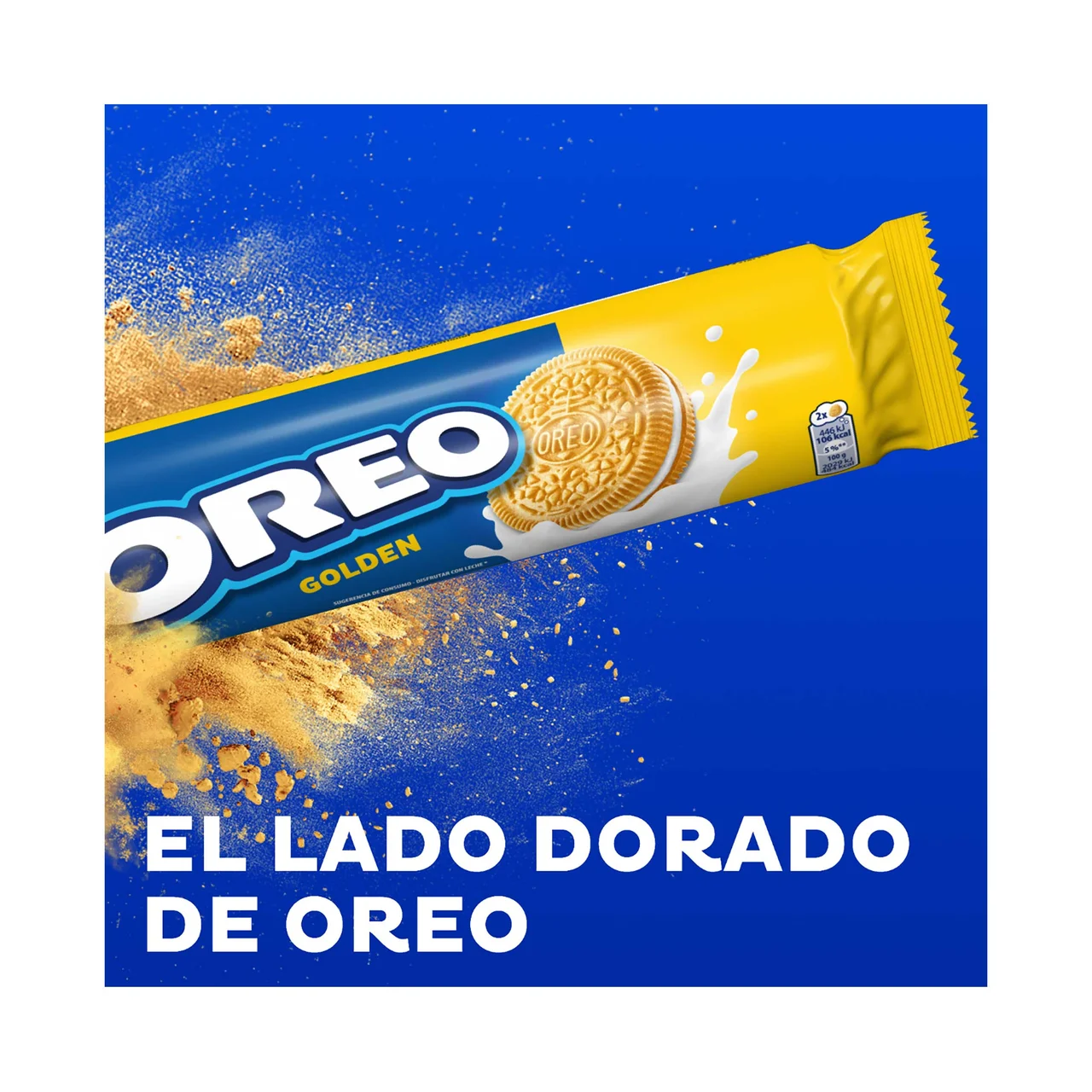 Galletas Golden rellenas de crema de vainilla 154 g.