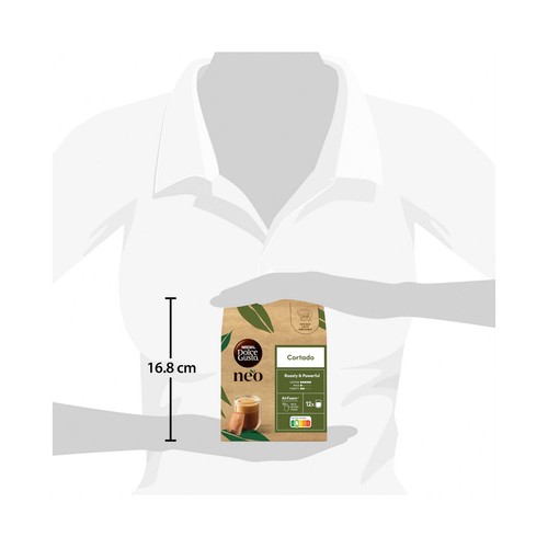 DOLCE GUSTO NEO Café cápsulas cortado 12 uds. 69 g.