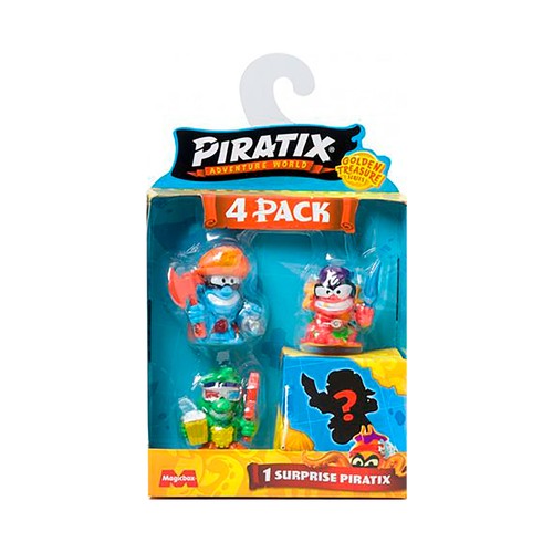 PIRATIX GOLDEN TREASURE - FOUR PACK.MAGICBOX