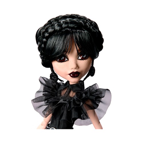Monster High Muñeca Coleccionable Miércoles Addams Rave´N de Monster High +6 Años MATTEL