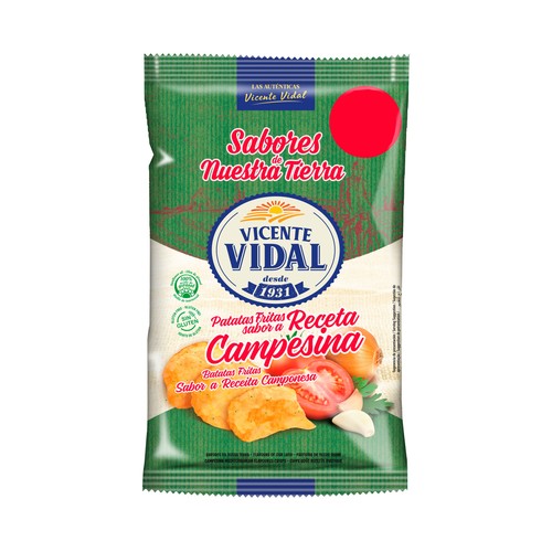 VICENTE VIDAL Patatas fritas campesinas 100g