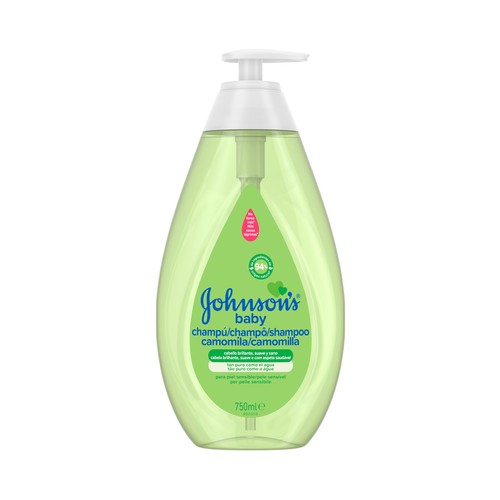 JOHNSON´S Champú infantil de uso diario con Camomila, para niños y bebes 750 ml.