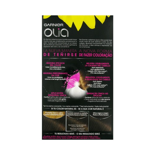 GARNIER Olia Tinte de pelo permanente color castaño 4.0.