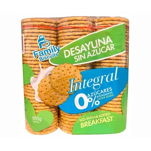 FAMILY BISCUITS Galleta integral sin azúcar 600 gr.