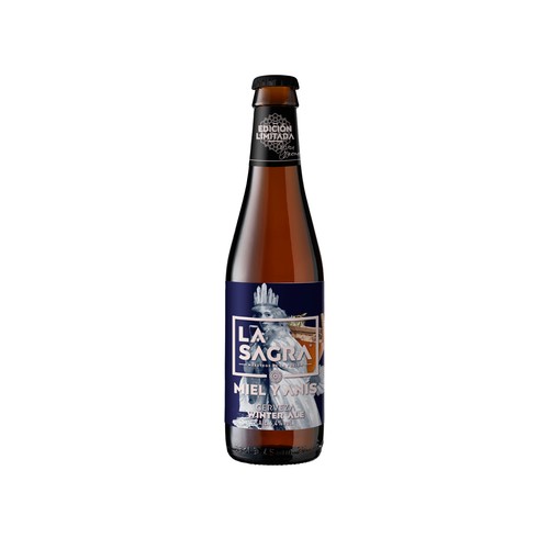 Cerveza Invierno Ale, miel y anís LA SAGRA botella de 33 cl.